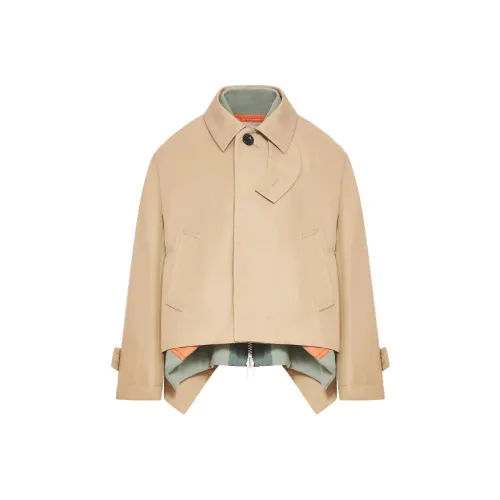 sacai Хаки Женские Куртки