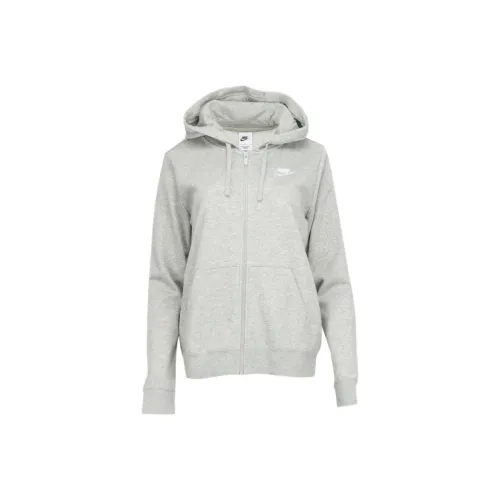 NIKE Светло-серый Женские Свитшоты