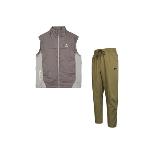 Nike Серый Фиолетовый Серый Бежевый/Умбра Мужская Повседневная Спортивная Одежда