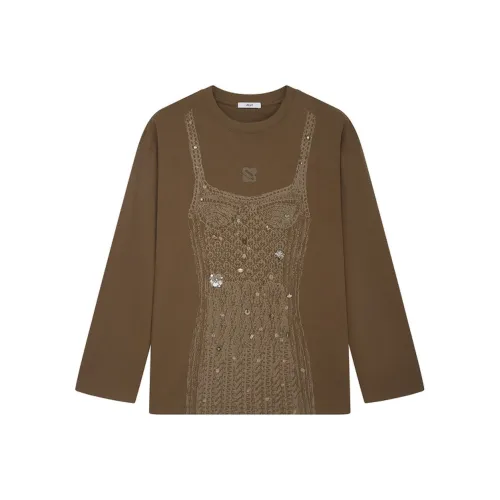 d'zzit T-рубашка Женская Темный хаки