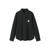 Black (Милый Цветочный Синий Грудь Эмблема)