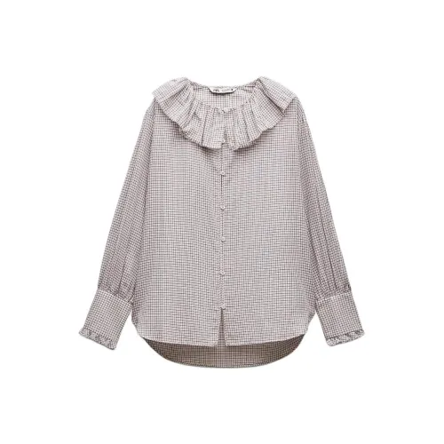 ZARA ZW Series Рубашка Женская Розовая