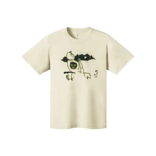 MONTBELL SS25 Быстросохнущая футболка унисекс цвет слоновая кость