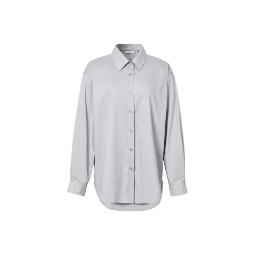 Hopeshow Рубашка Женская Светло-Серый