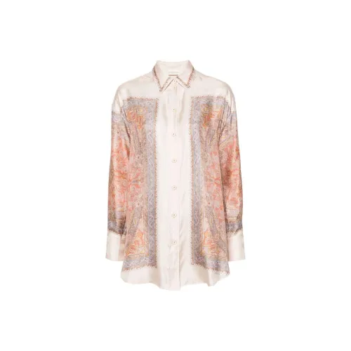 Zimmermann FW24 Рубашка Женская Бежевая