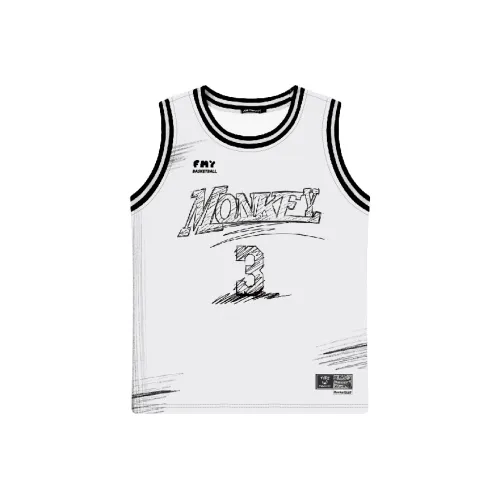 FireMonkey Баскетбольная Джерси Унисекс Белая