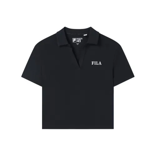 FILA Глубокий черный Женские Поло