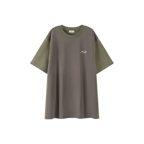 NO ONE ELSE Армейский зеленый Унисекс Футболка