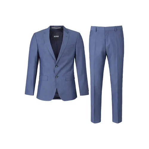 Hugo Boss Бизнес-костюм мужской синий