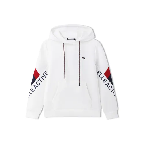 Elle Active Белый Женский Свитшот