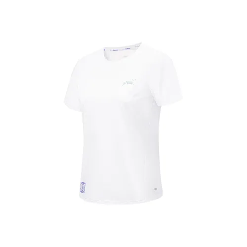 LINING RUNNING Collection T-Shirt Женская Стандартная Белая