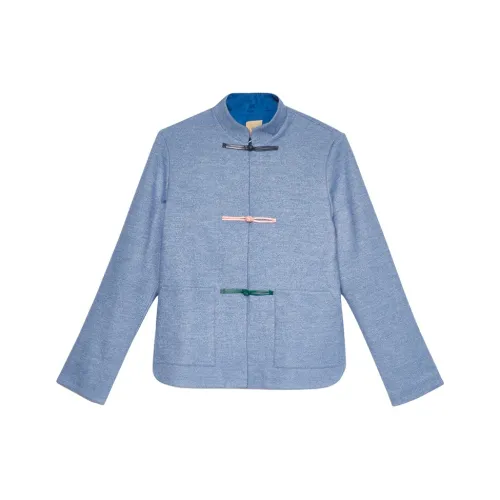 Single Jacket Women's Denim Blue