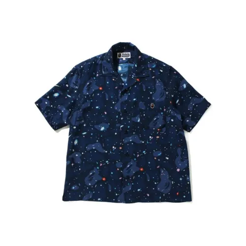 A BATHING APE Рубашка Женская Темно-синяя