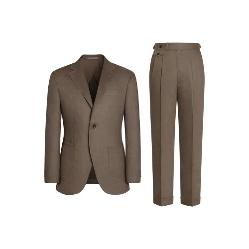 SKARO Бизнес-костюм мужской коричневый