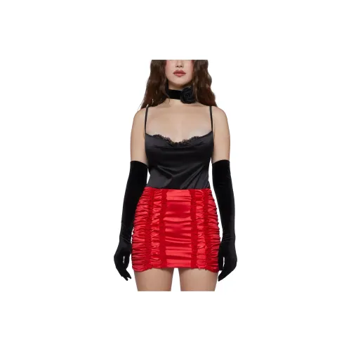 Dolls Kill Черный/Черный Женские Камисоли