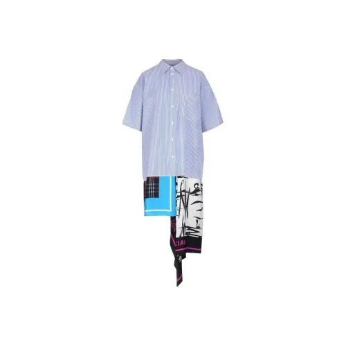 BALENCIAGA Синие Женские Рубашки