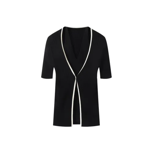 MOSIIMORII T-рубашка Женская Черная