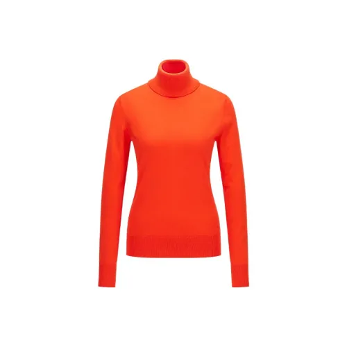 HUGO BOSS Красный Женские Кашемировые Свитеры