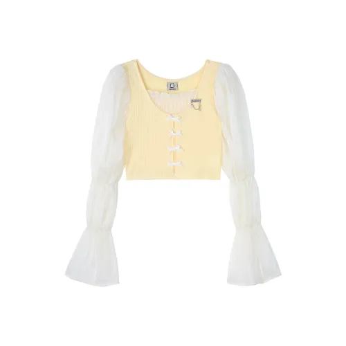 INEED I.T Sweet Dreamland Series Желтый Женские Трикотаж