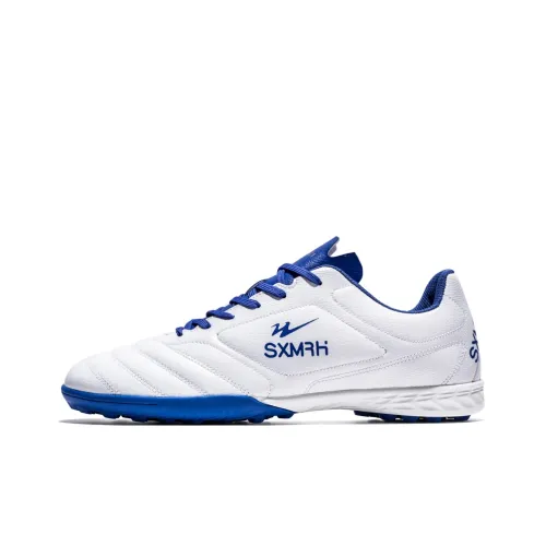 Binary TF Шипы Амортизация Устойчивый к истиранию Легкий Противоскользящий Футбольные бутсы Унисекс Белый Королевский синий