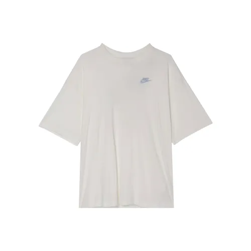 Nike Sportswear Т-рубашка с рукавом-трубкой женская парусно-белая