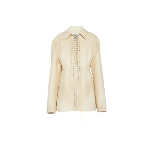 PRADA Бежевые Женские Куртки