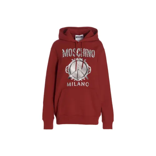 MOSCHINO Красный Женские Свитшоты