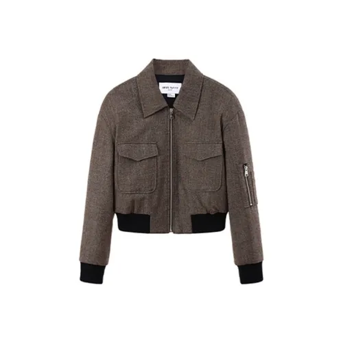 Miss Sixty Куртки Пальто Женские Кофейного цвета