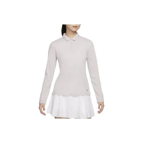 nike Dri Fit Поло Женское Платиново-фиолетовое