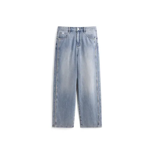 PEACEBIRD MEN Джинсы Мужские Джинсовые Светло-Синие 1