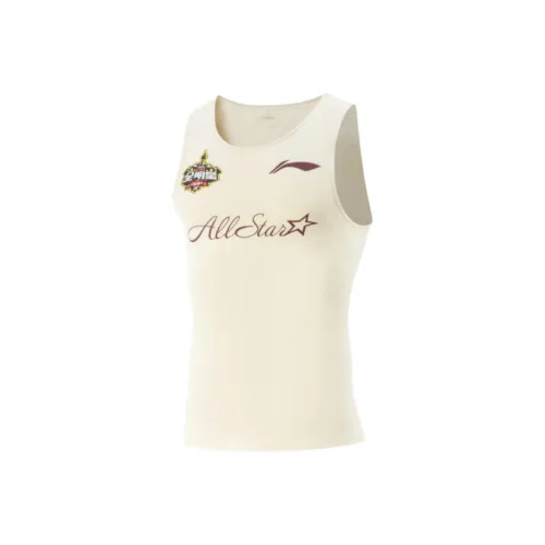 LINING Basketball Collection Баскетбольная Джерси Мужская Бумага Сюань Белый