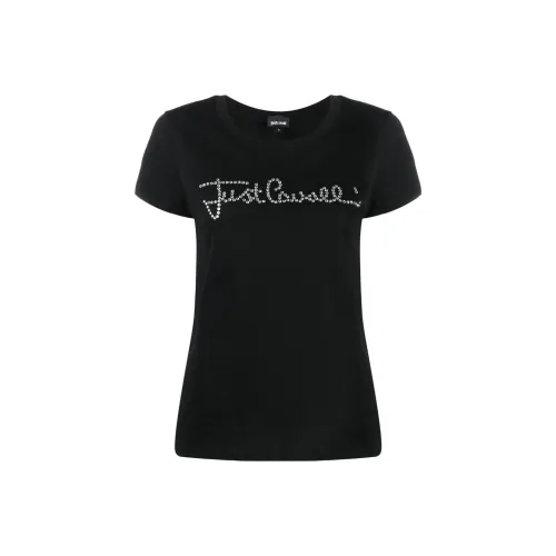 Just Cavalli Черные Женские Футболки