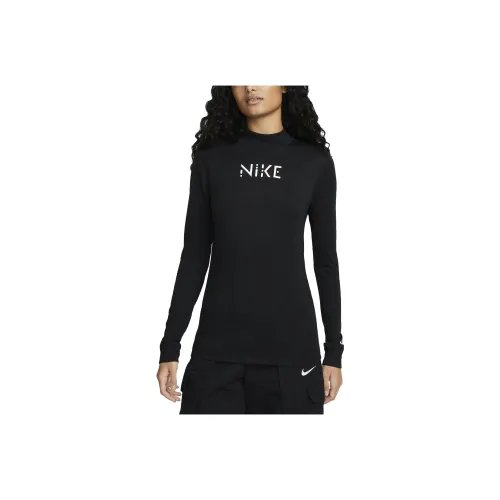 NIKE Черные Женские Футболки