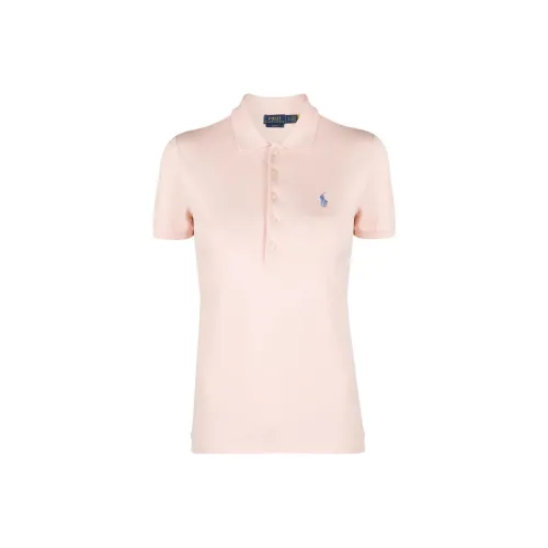 Polo Ralph Lauren SS23 Slim Fit Polo Женское Розовое
