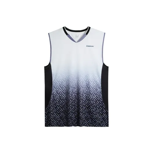 Kawasaki Бадминтон Джерси Мужской Черный Серый