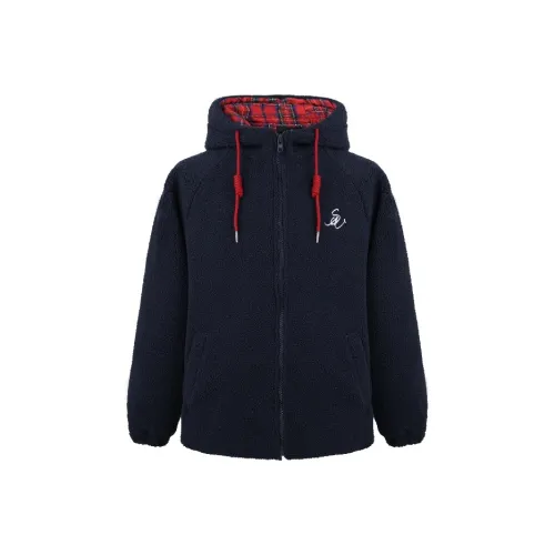 INSLIISA Куртки и пальто женские темно-синие