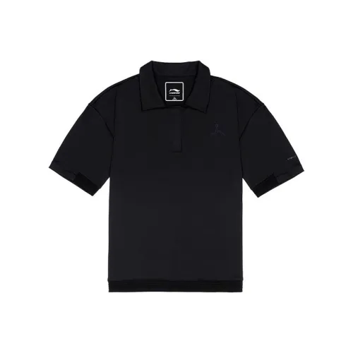 LI NING 1990 Advanced sports series Поло Женские Глубокий синий