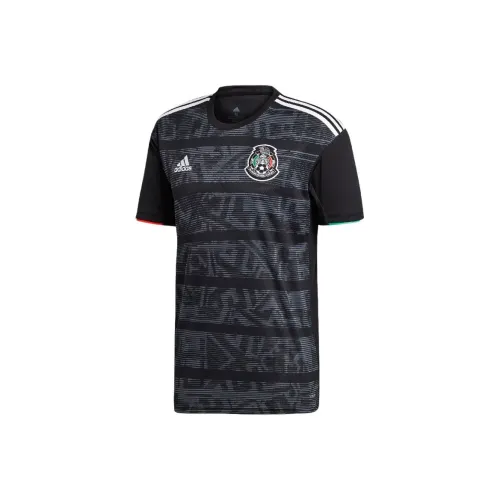 Adidas Mexico Футбол Джерси Мужской Черный