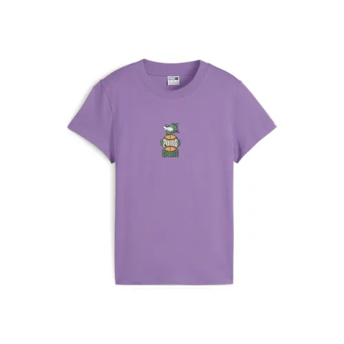 PUMA Фиолетовые Женские Футболки