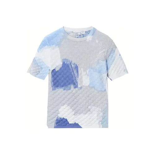 OVV Голубо-серый Цветочный 11 Женские Трикотаж