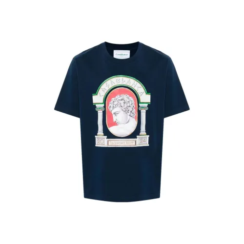 CASABLANCA Стандартная T-рубашка Женская Королевский синий