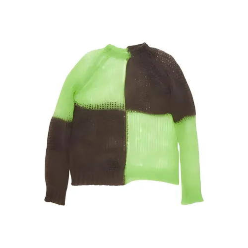 Acne Studios FW24 Трикотаж Женский Зеленый Хаки