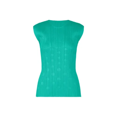 PLEATS PLEASE ISSEY MIYAKE T-рубашка Женская Turkish Зеленая