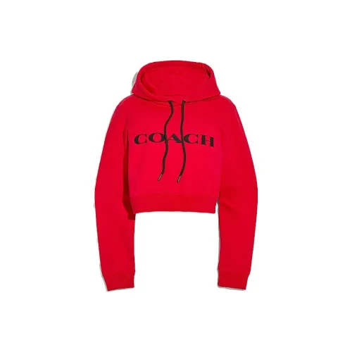COACH Женские Толстовки Красного Цвета