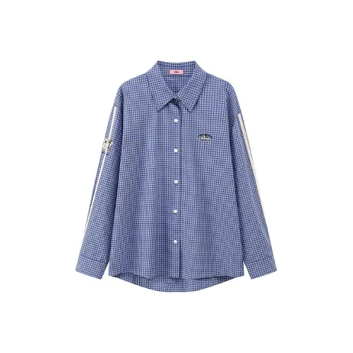 CHUU Темно-синие Женские Рубашки