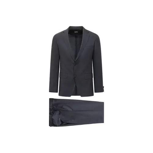 Hugo Boss Бизнес-костюм мужской средний серый