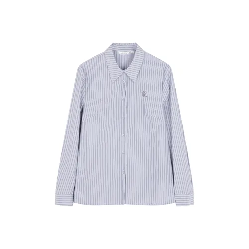 Mo Han Yi Mei Рубашка Женская Серого цвета