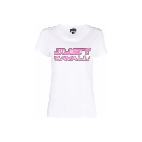 Just Cavalli Белые Женские Футболки
