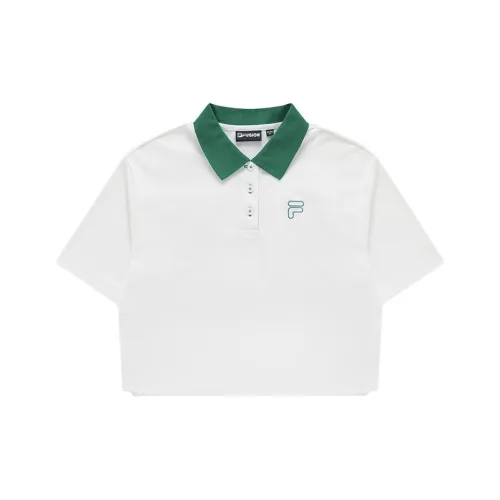 FILA FUSION FOB Series Стандартный белый Женские Поло