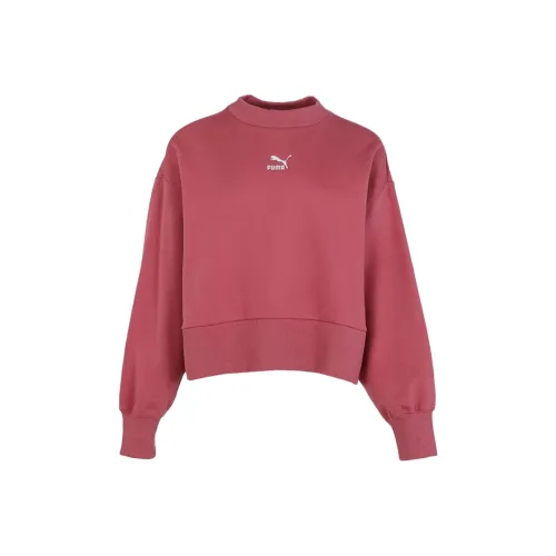 PUMA Розовые Женские Свитшоты